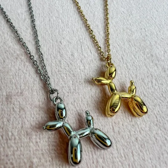 Dog Pendant Necklace Balloon Dog Necklace for Dog Lovers - Picture 7 of 8